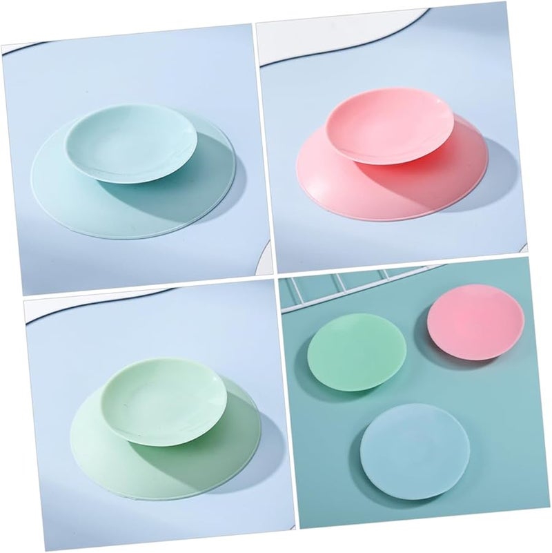 6Pcs Silicone Suction Pads for Bowls Plates Double Sided Grip for Seniors Patients - Image 3